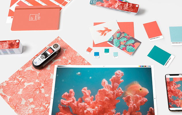 Boutique Retouching pantone-color-of-the-year-2019-living-coral-tools-graphics-packaging Color Harmonies And Color Of The Year 2019 - Living Coral  