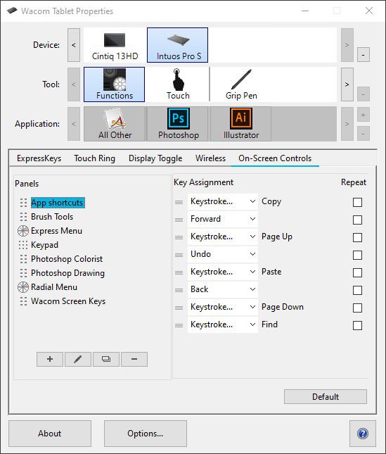 Boutique Retouching Wacom-tablet-functions-on-screen-controls How To Set Up Your Wacom Tablet For Efficient Retouching  